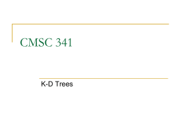 K-d Trees