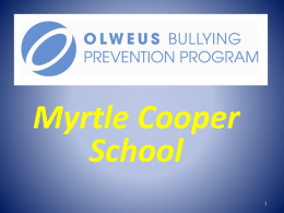 Olweus Bullying Prevention Program