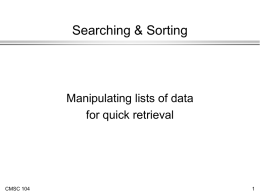 L20Searching Sorting.ppt