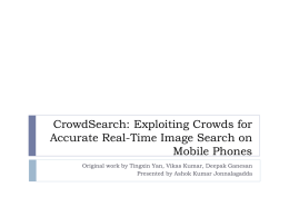 CrowdSearch (Ashok)