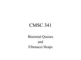 Binomial Queues and Fibonacci Heaps