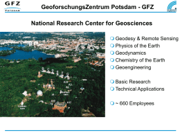 GFZ presentation