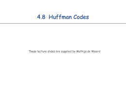 Huffman code