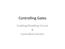 [Controlling Gates]