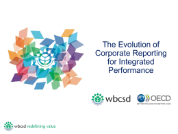 WBCSD state of play PPT presentation