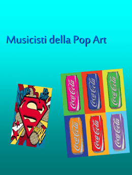 Musicisti della Pop Art.ppt