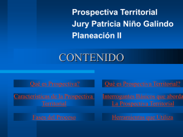 PROSPECTIVA TERRITORIAL PATRICIA NIÑO 08478.ppt