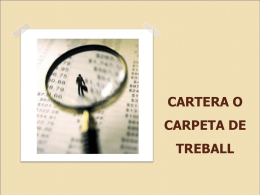 CARTERA O CARPETA TREBALL.ppt