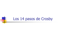 Los 14 pasos de Crosby