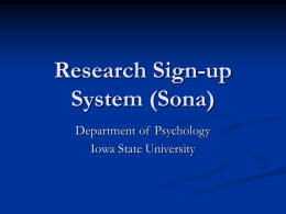 Introduction to the sign-up system (PowerPoint)