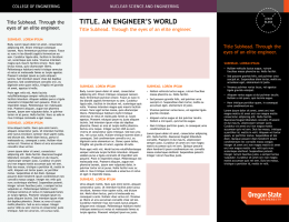 Nuclear Science Engineering, Expo