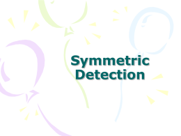 Asymmetric Detection