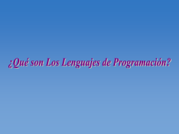 Lenguajes de Programacion . semana 3 e