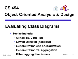 Evaluating class diagrams