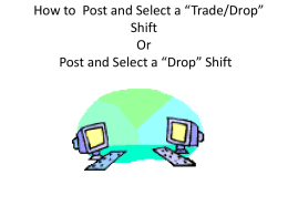 W2W How to Post.ppt