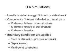 FEA 1 - Theory