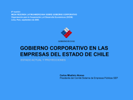 Mr. Carlos Mladinic, Chairman, SOE Enterprises System, Chile