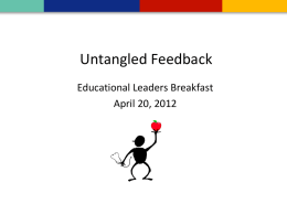 Elizabeth Stuart's Untangled Feedback Presentation (4/20/12)