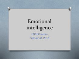 Coaching Strategies to Foster Emotionally Intelligent Learners