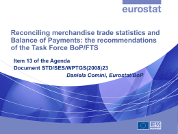 Presentation (ppt) Eurostat