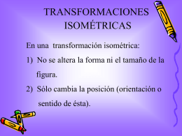 transformaciones isometricas