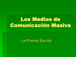 Los Medios de ComunicaciÃ³n Masiva 1