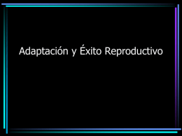 AdaptaciÃ³n y exito reproductivo