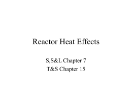 L4-Reactor Heat Effects.ppt