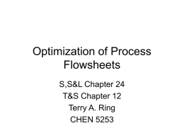 L11-Optimization of Process Flowsheets.ppt