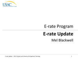 ERate-Update PPT (opens in PowerPoint)