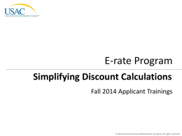 Simplifying Discount Calculations