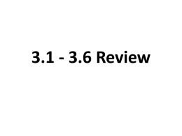 3.1-3.6 Review