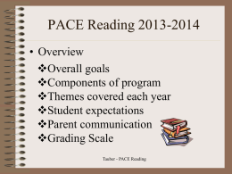 PACE Reading