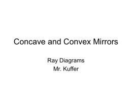 Ray Diagrams - Concave Convex Mirrors