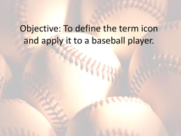 Baseball PowerPoint