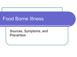 Foodborne Illness PowerPoint