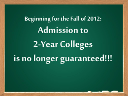 Two-Year Colleges 2