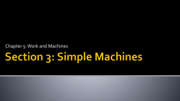 Simple Machines PowerPoint