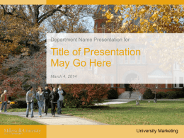Click here to download the University PowerPoint template