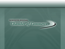 Richard Kennedy, President of Worcester Regional Chamber of commerce