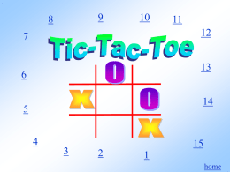 Unit Five Linear Equations Tic-Tac-Toe Review Game