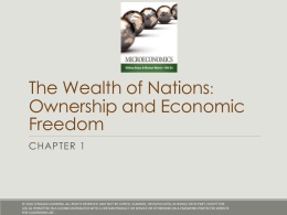 Chapter 1 - Wealth of Nations