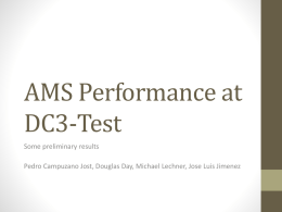 Results from DC3 Test