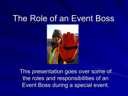 Event Boss Power Point