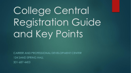 Navigating the College Central Network in your Job Search