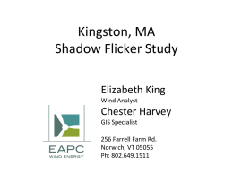 Methodology and Results from Shadow Flicker Modeling in Kingston, MA