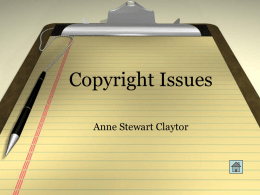 Copyright Issue PowerPoint
