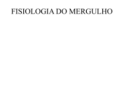 AULAS DE FISIOLOGIA DO MERGULHO