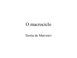 Macrociclo: Teroria de Matvéiev