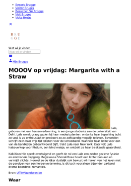 MOOOV op vrijdag: Margarita with a Straw